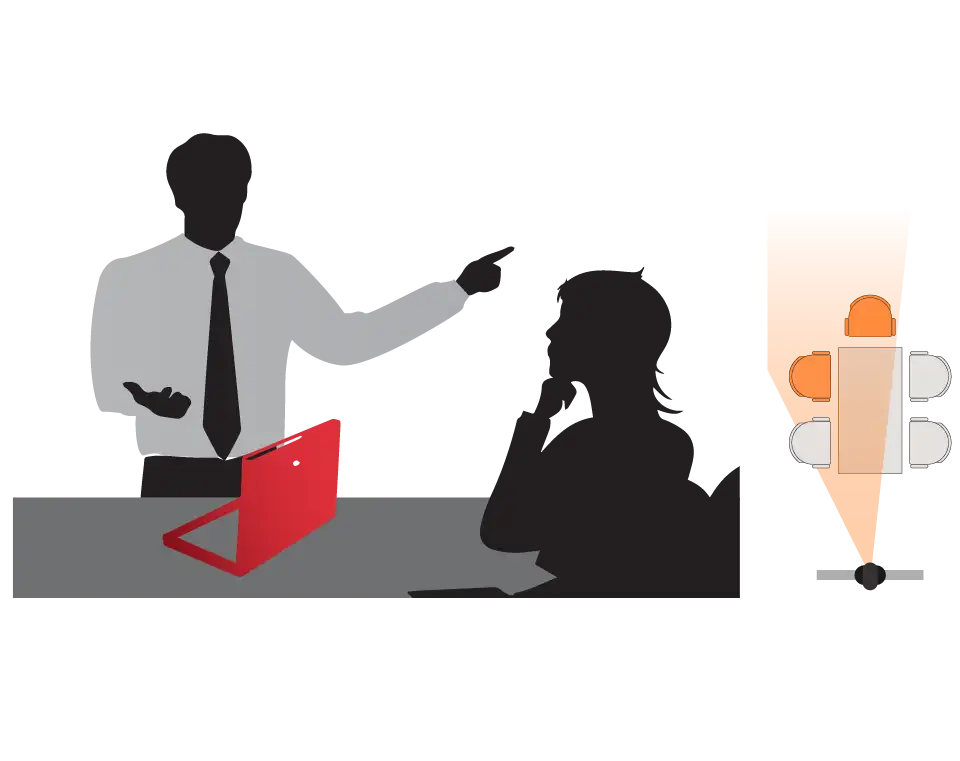  नया प्रतिभागी शामिल होने पर ऑटो ज़ूम आउट करें