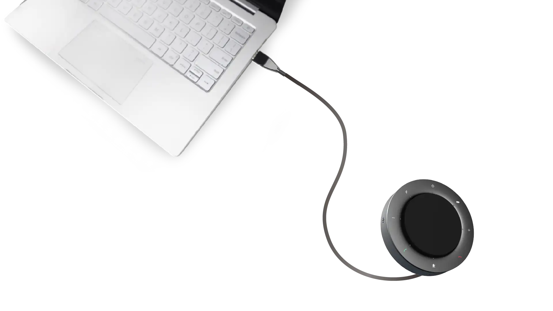  USBケーブル接続