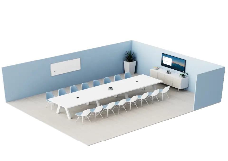  大型会議室のため