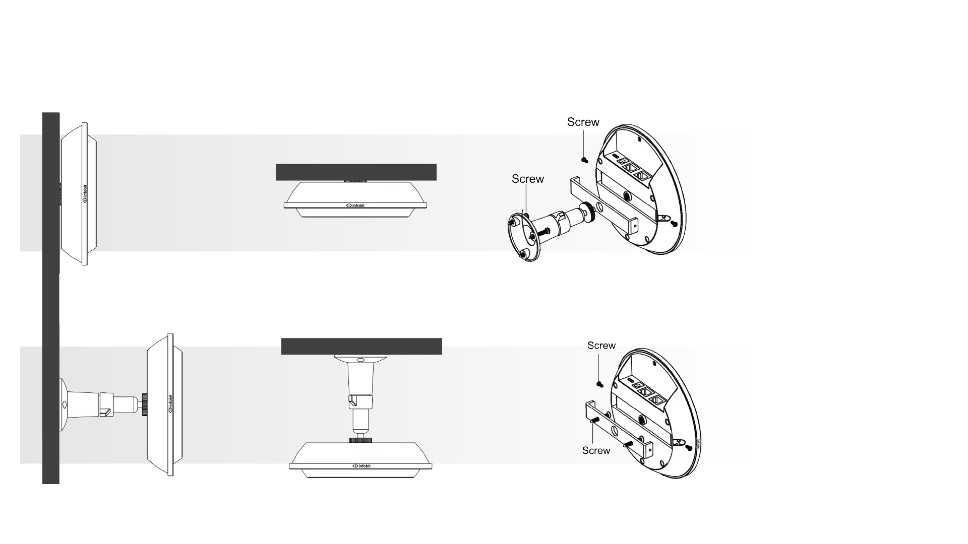  Hanging to flush-mount