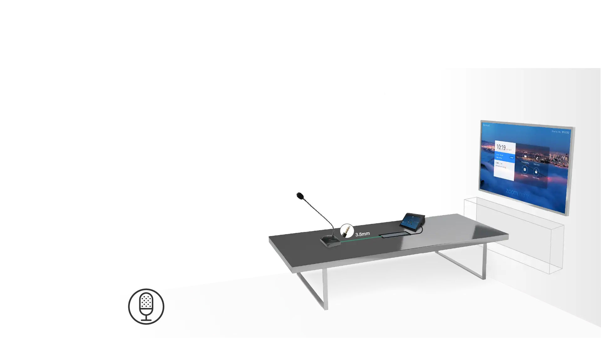  Arbeiten mit Gooseneck Mikrofon