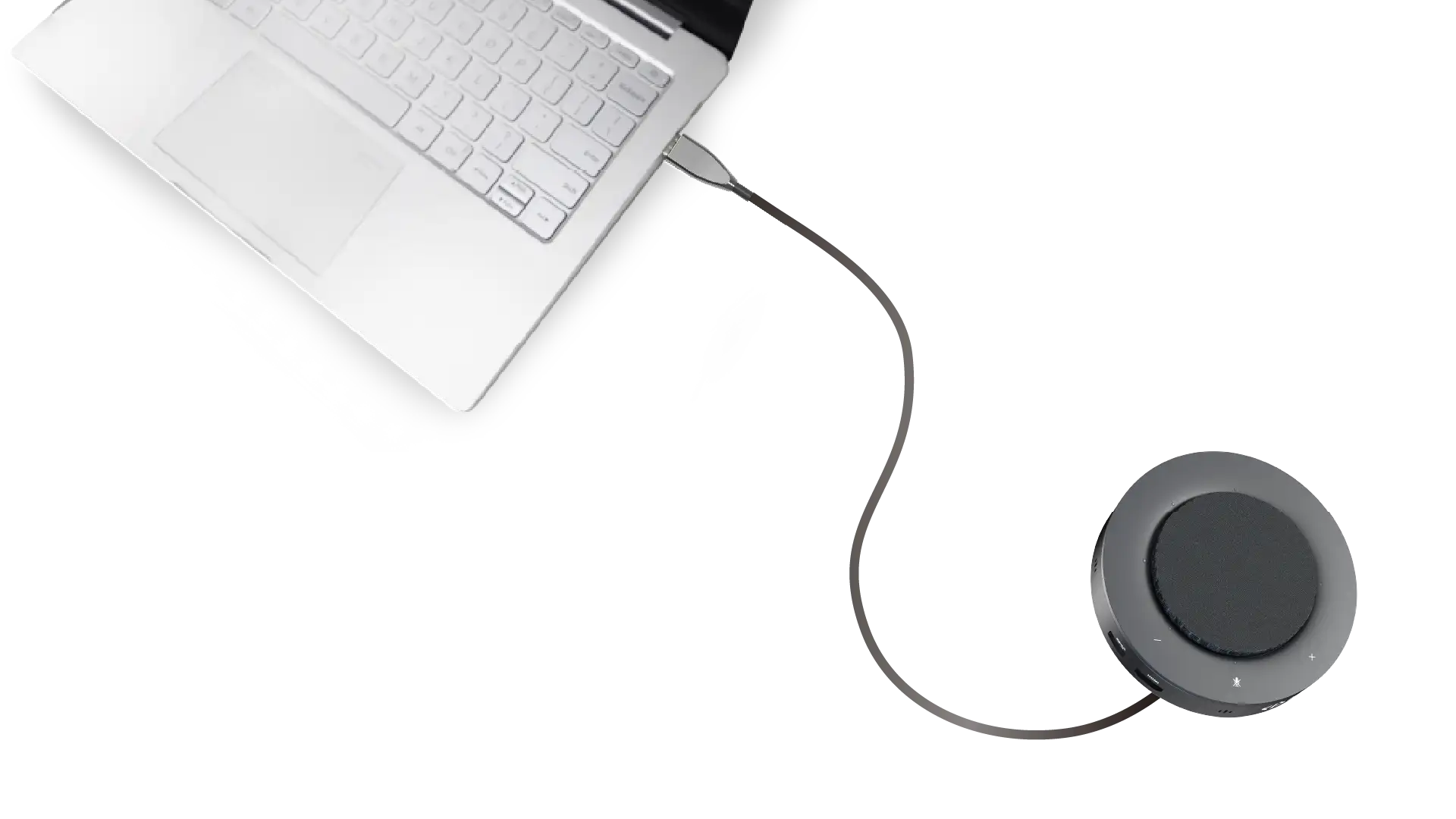  USBケーブル接続