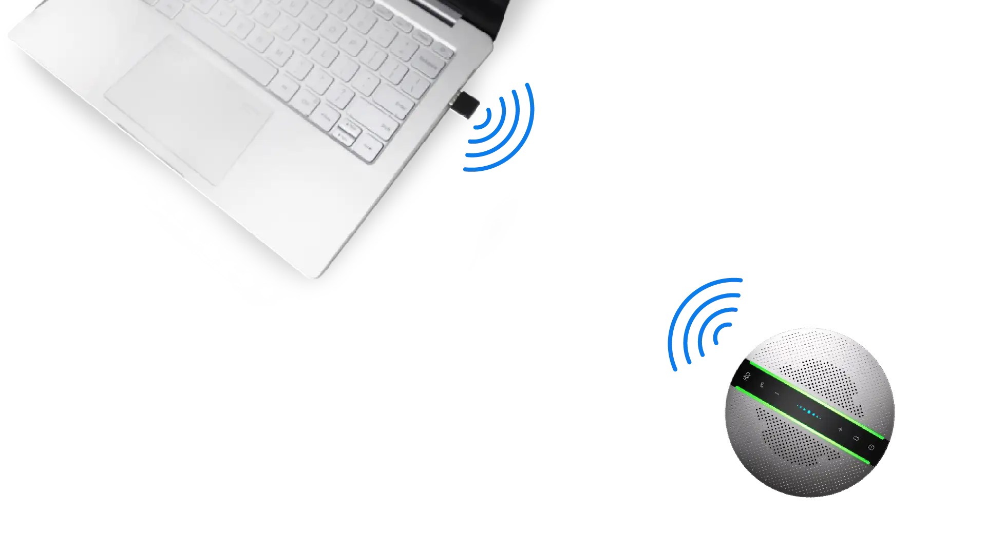  Connessione dongle USB