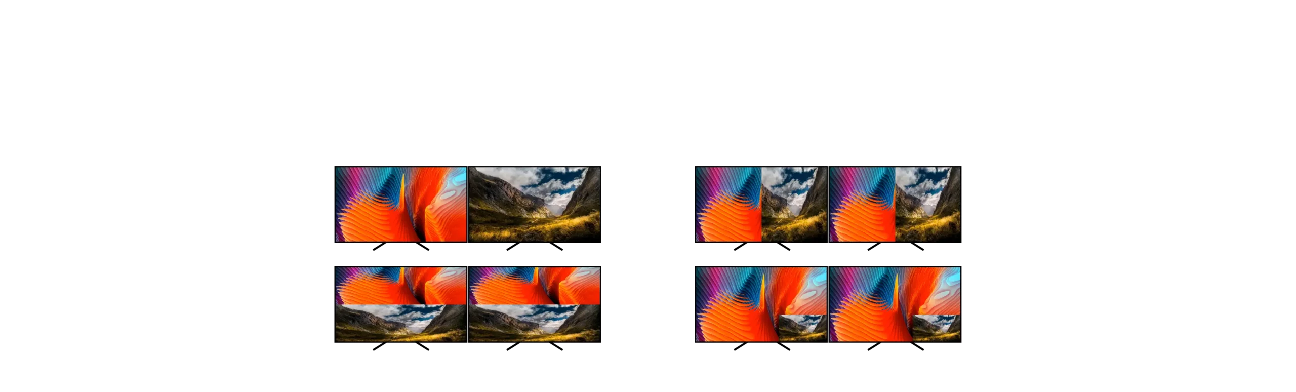  Mode double affichage