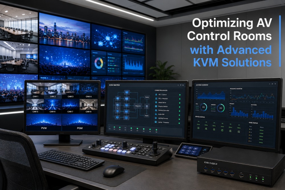 Optimizing AV Control Rooms with Advanced KVM Solutions