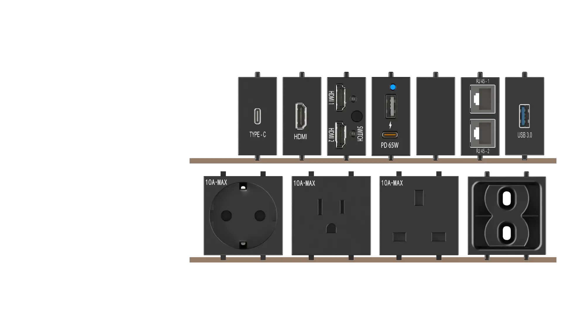  Interchangeable Modular